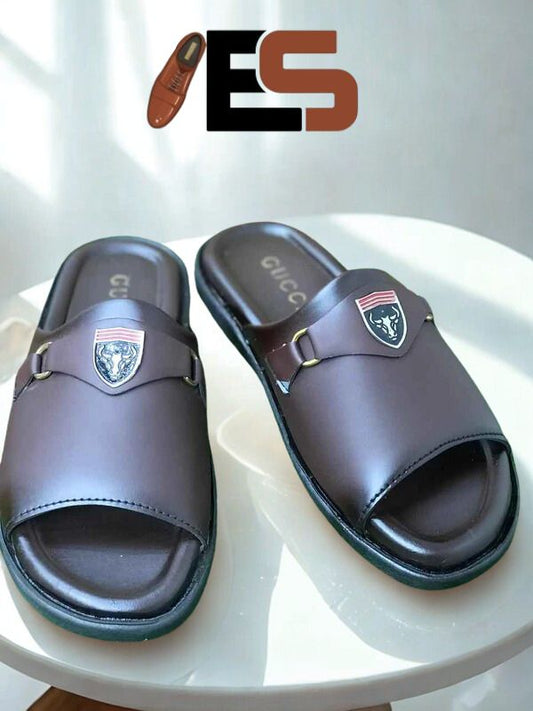 Bit Brown Slipper for Men – Stylish and Comfortable Footwear in Pakistan