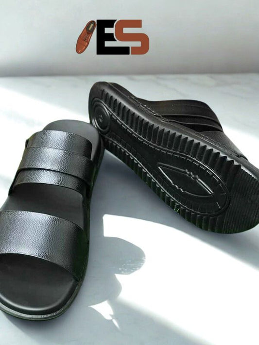 Premium Genuine Leather Waterproof Slippers – Long-Lasting Comfortable Footwear in Pakistan